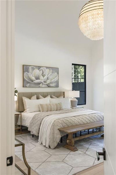 Furnished interior view inside a new home in , Alpharetta (Image 69).