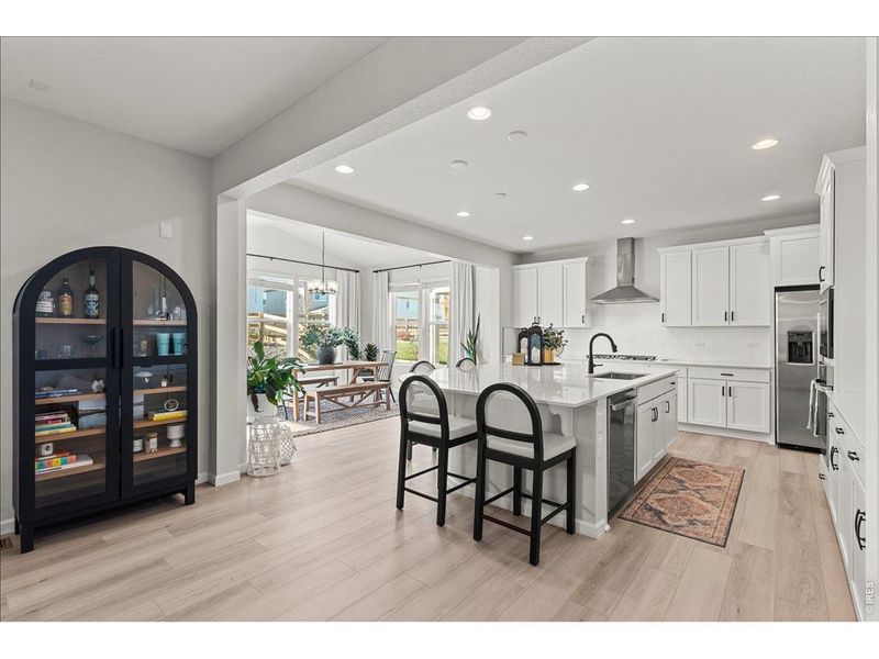 Furnished interior view inside a new home in Prairie Song, Windsor (Image 10).