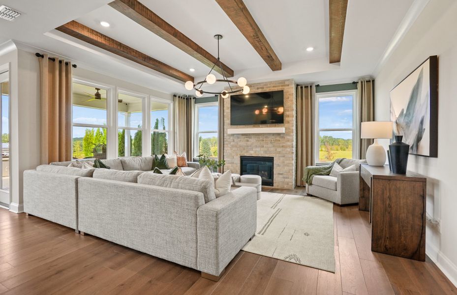 Representative furnished interior of a home built from the Renown by Del Webb in Del Webb Carolina Ridge, Midland (Image 15).
