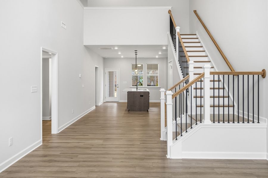 Spacious, unfurnished interior of a new home in Ovation at Sweetbrier, Durham (Image 14).