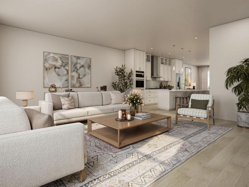 Furnished interior view inside a new home in , Charleston (Image 5).