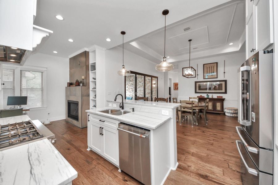 Furnished interior view inside a new home in , Sugar Land (Image 27).