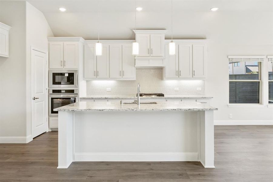 Furnished interior view inside a new home in Union Park Classic 60, Little Elm (Image 9). Furnished interior view inside a new home in Union Park Classic 60, Little Elm (Image 9).