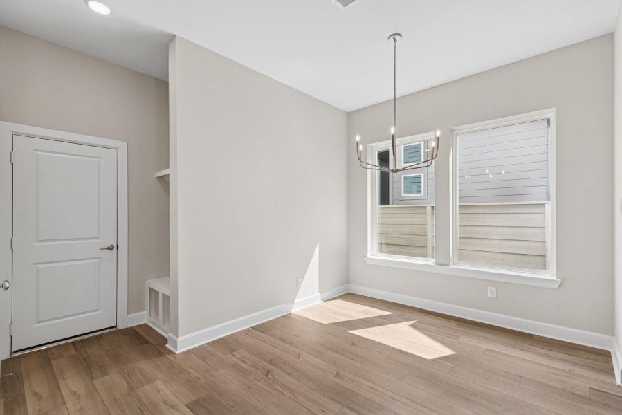 Spacious, unfurnished interior of a new home in Pomona 40' Homesites, Manvel (Image 32). Spacious, unfurnished interior of a new home in Pomona 40' Homesites, Manvel (Image 32).