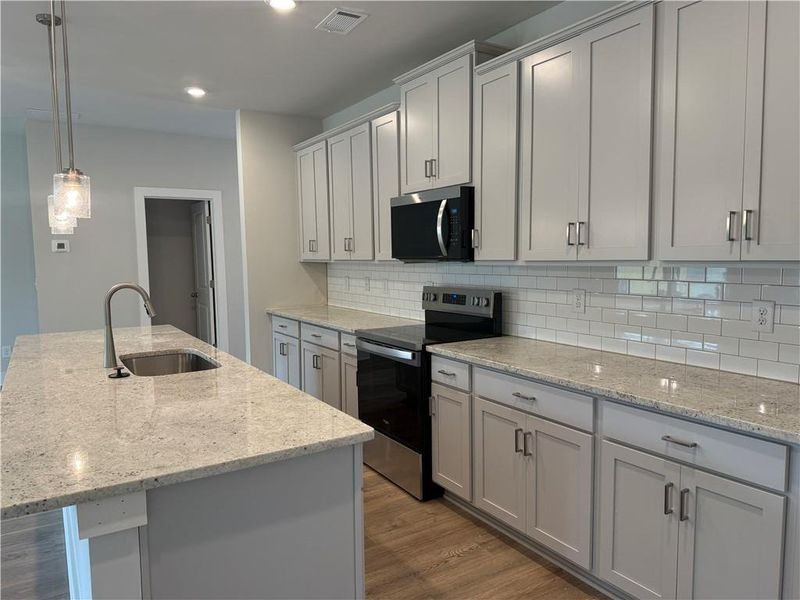 Furnished interior view inside a new home in , Dawsonville (Image 12).