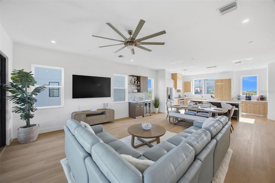 Furnished interior view inside a new home in , New Port Richey (Image 32).