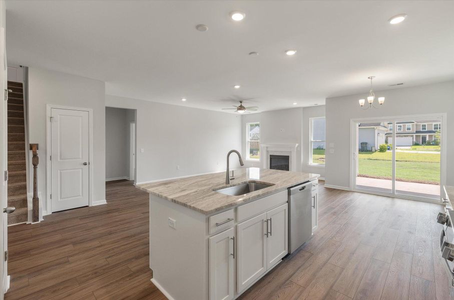 Furnished interior view inside a new home in Oakley Pointe, Moncks Corner (Image 9).