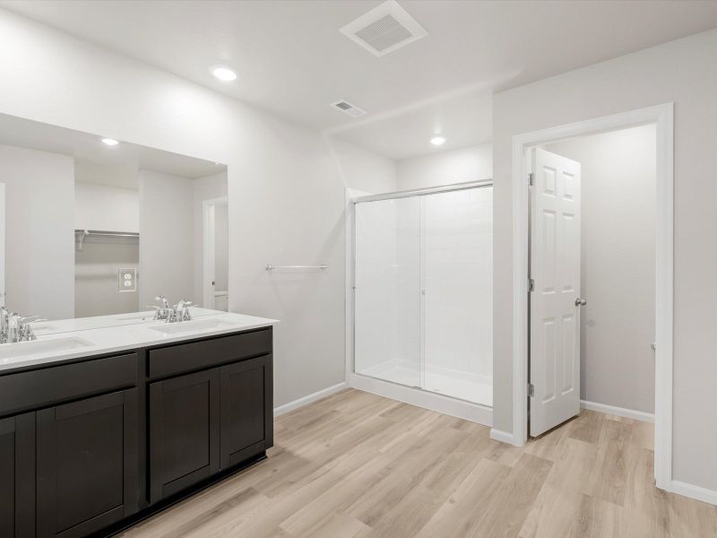 Furnished interior view inside a new home in Lake Bluff, Greeley (Image 5). Furnished interior view inside a new home in Lake Bluff, Greeley (Image 5).