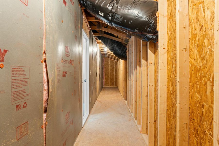 In-progress construction of a new home in Hopewell Garden, Winston-Salem, NC (Image 34).