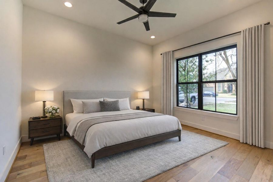 The secondary bedroom located on the first floor is perfect for guest, aging parents or people who are not comfortable with stairs The secondary bedroom located on the first floor is perfect for guest, aging parents or people who are not comfortable with stairs