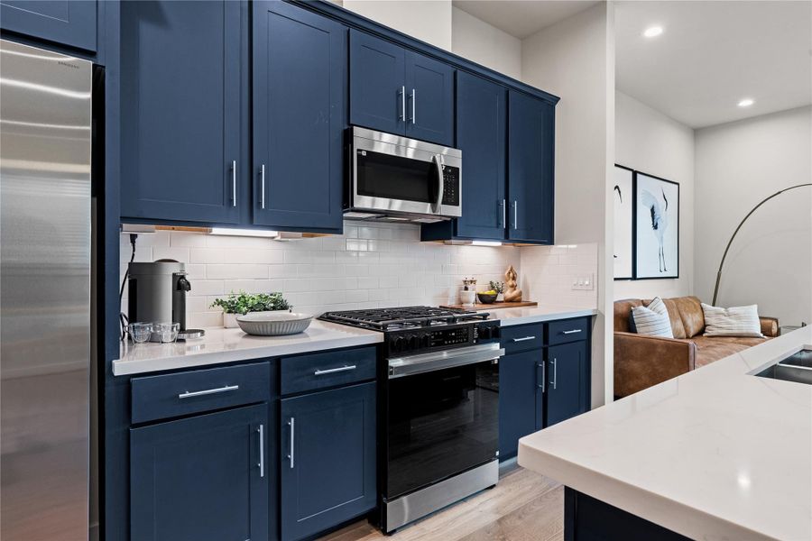 Furnished interior view inside a new home in Willowbend Point, Houston (Image 33).