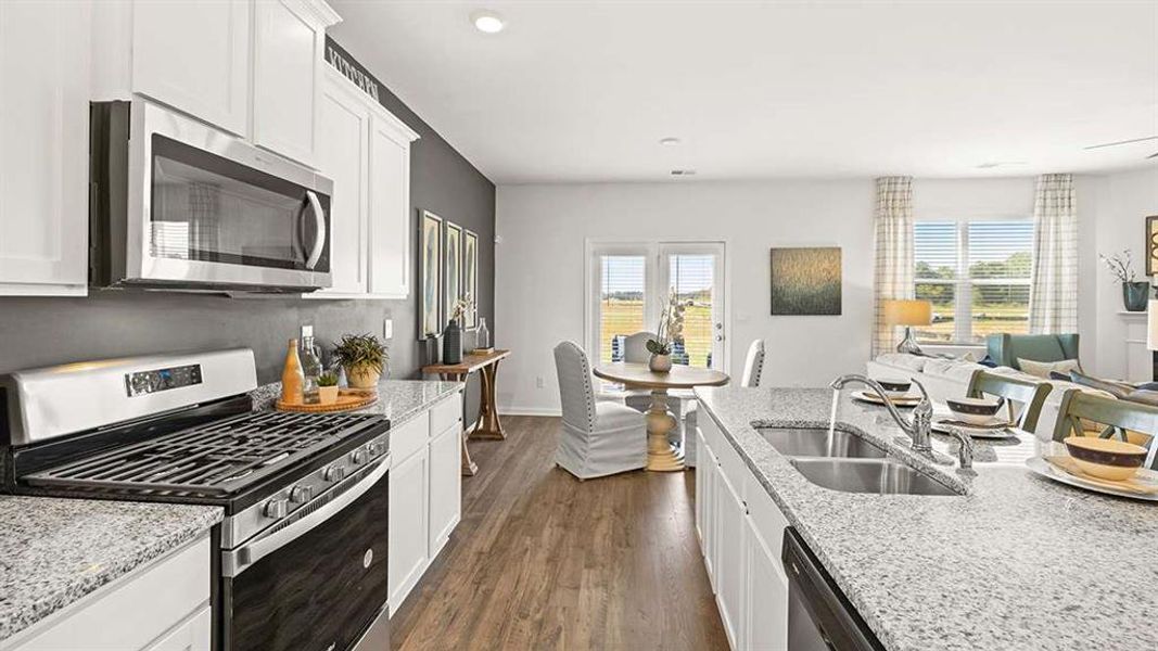 Furnished interior view inside a new home in Jackson Landing, Jefferson (Image 10).