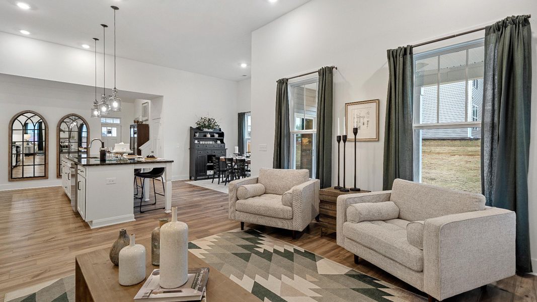 Family Room of The Oakleigh Design by DRB Homes Family Room of The Oakleigh Design by DRB Homes