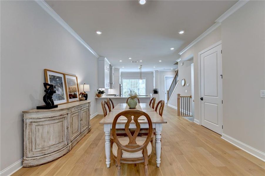 Furnished interior view inside a new home in , Alpharetta (Image 53).