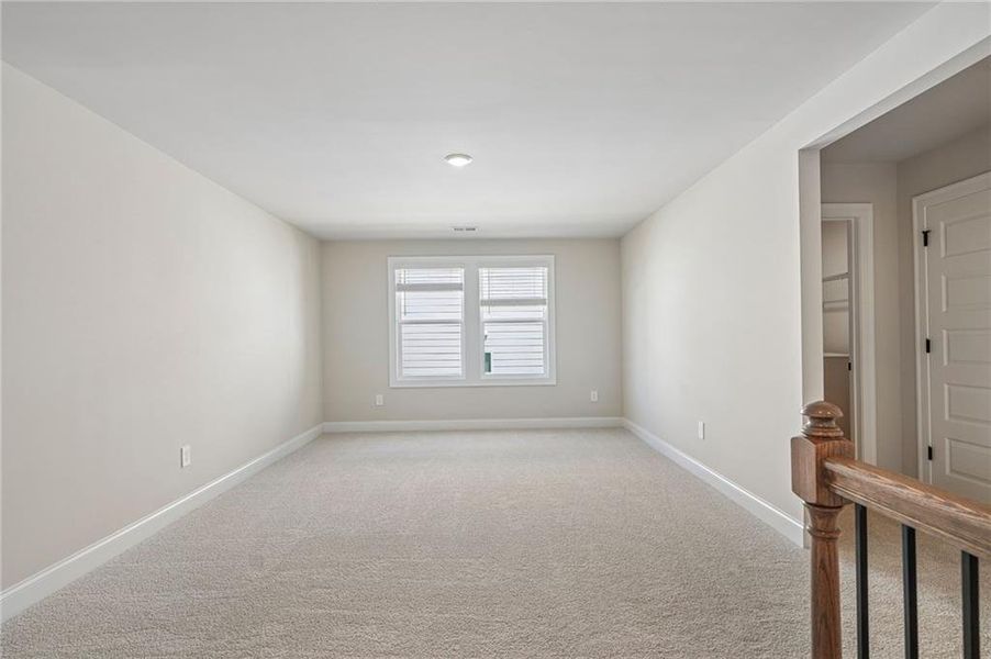 Spacious, unfurnished interior of a new home in Vines at Mill Creek - Legacy Series, Braselton (Image 44). Spacious, unfurnished interior of a new home in Vines at Mill Creek - Legacy Series, Braselton (Image 44).