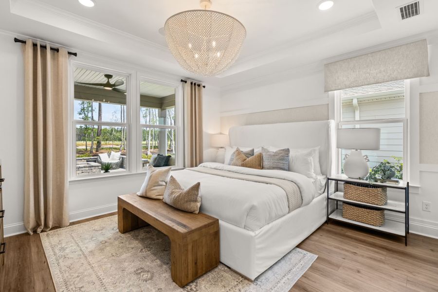 Furnished interior view inside a new home in Del Webb Savannah at Heartwood, Richmond Hill (Image 10). Furnished interior view inside a new home in Del Webb Savannah at Heartwood, Richmond Hill (Image 10).