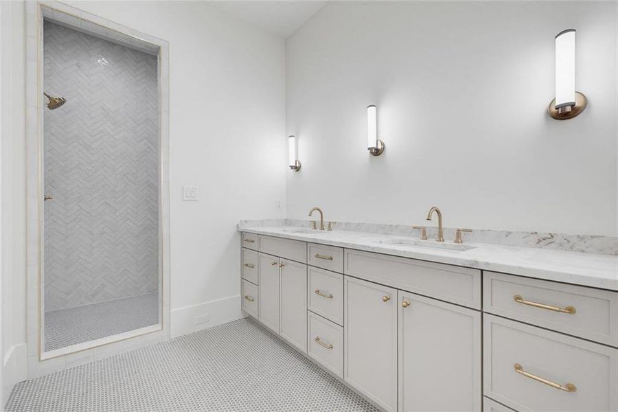 Furnished interior view inside a new home in , Canton (Image 18).
