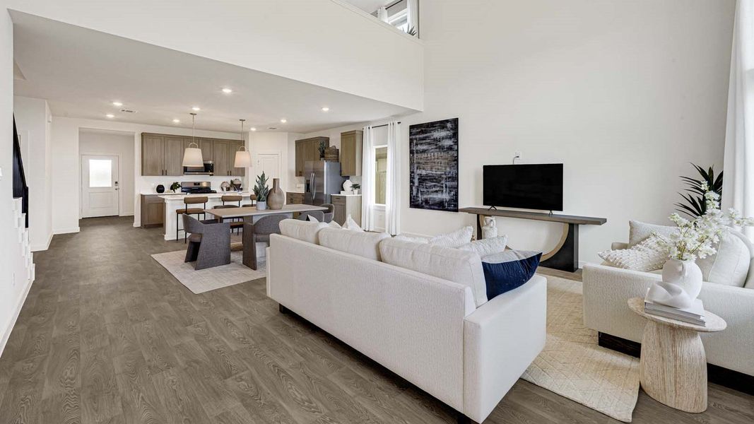 Furnished interior view inside a new home in Evergreen, Rosenberg (Image 18).