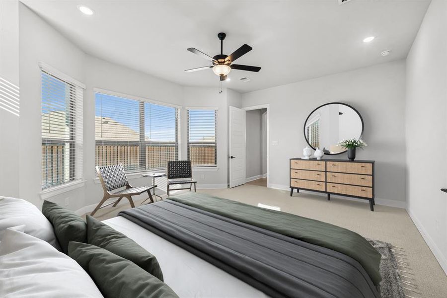 Furnished interior view inside a new home in South Pointe  Village Series, Mansfield (Image 14).