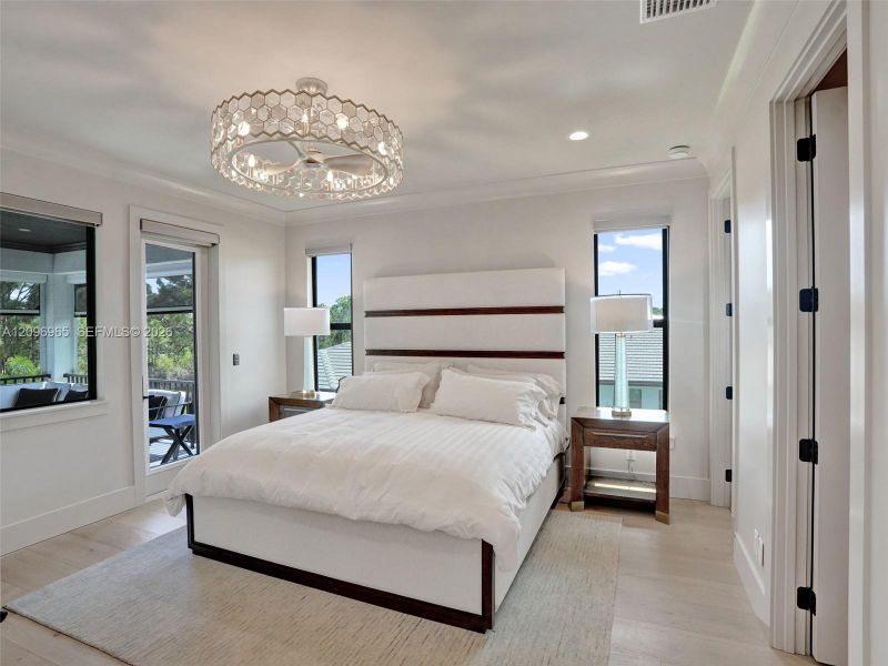 Furnished interior view inside a new home in , Hobe Sound (Image 37).