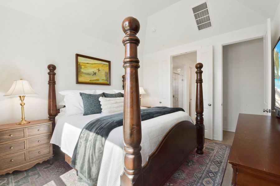 Furnished interior view inside a new home in Riceland: 42ft. lots, Mont Belvieu (Image 33).