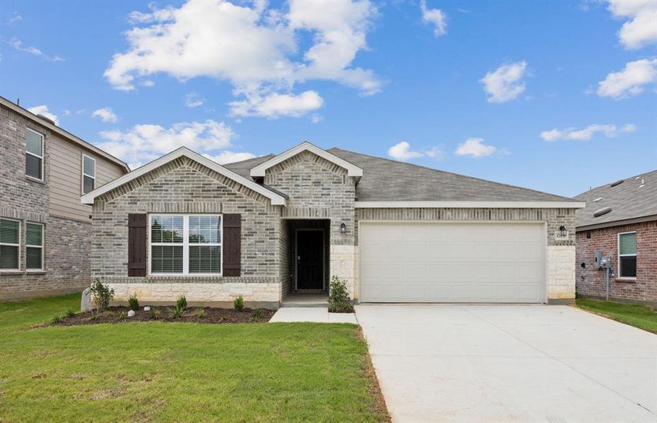 NEW CONSTRUCTION: Beautiful one-story home available at Townsend Green in Denton.