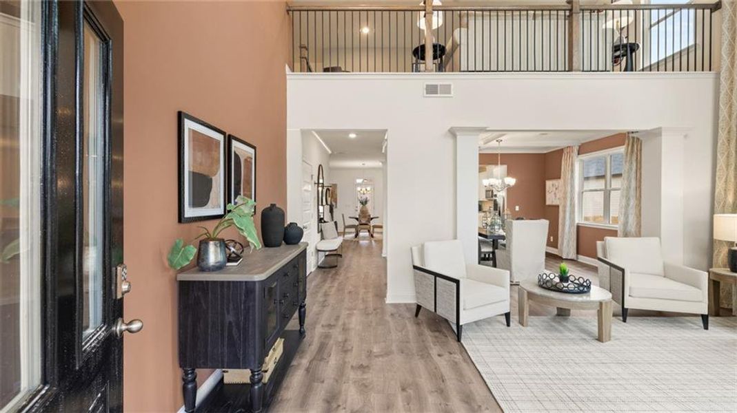 Furnished interior view inside a new home in The Gates at Pates Creek, Hampton (Image 55).