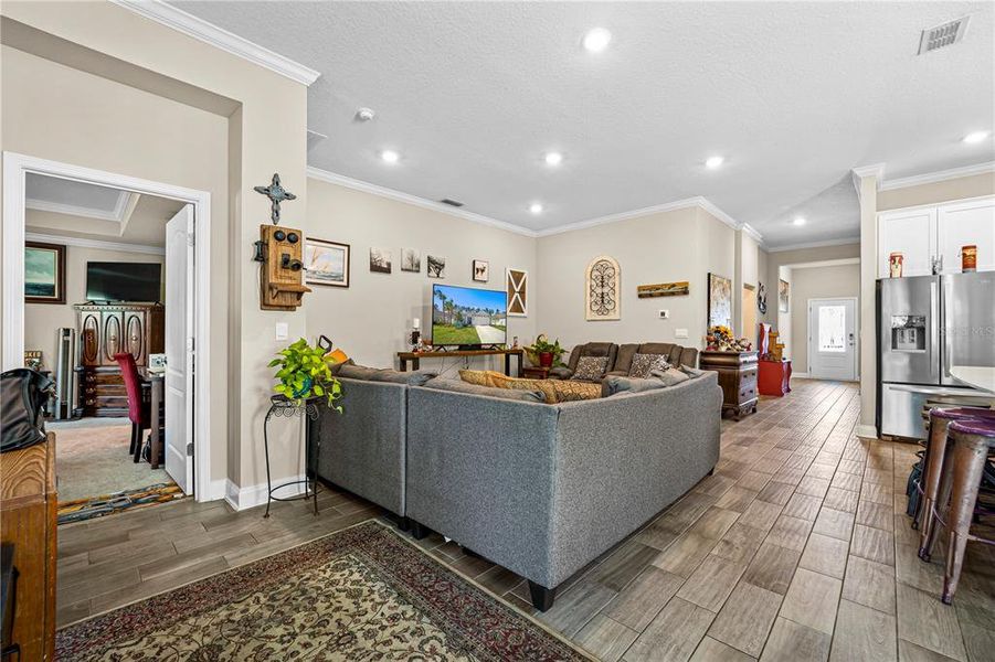 Furnished interior view inside a new home in Sawmill Branch, Palm Coast (Image 9).