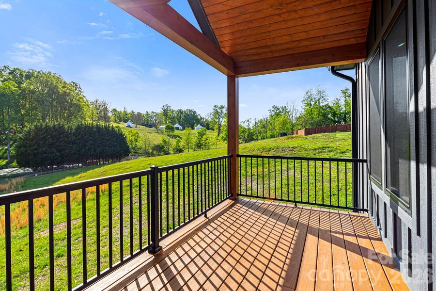 Exterior details and patio area of a home in , Alexander (Image 31).