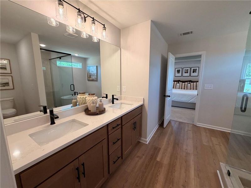 Furnished interior view inside a new home in Greene Farm, Cartersville (Image 38).