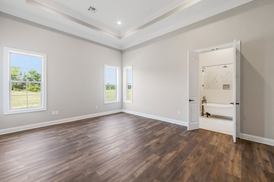 Representative unfurnished interior of a home built from the The Lafitte by Manuel Builders in Chapel Bend, Montgomery (Image 25).