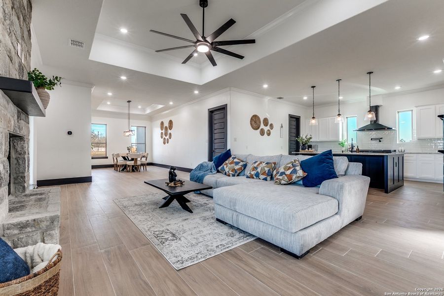 Furnished interior view inside a new home in , Castroville (Image 9).