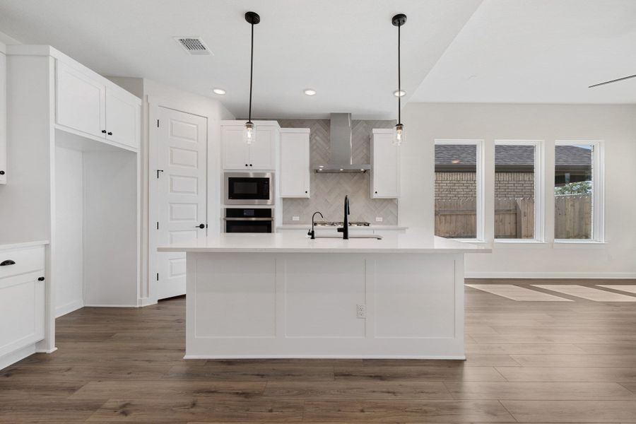 Furnished interior view inside a new home in Flora, Hutto (Image 9).