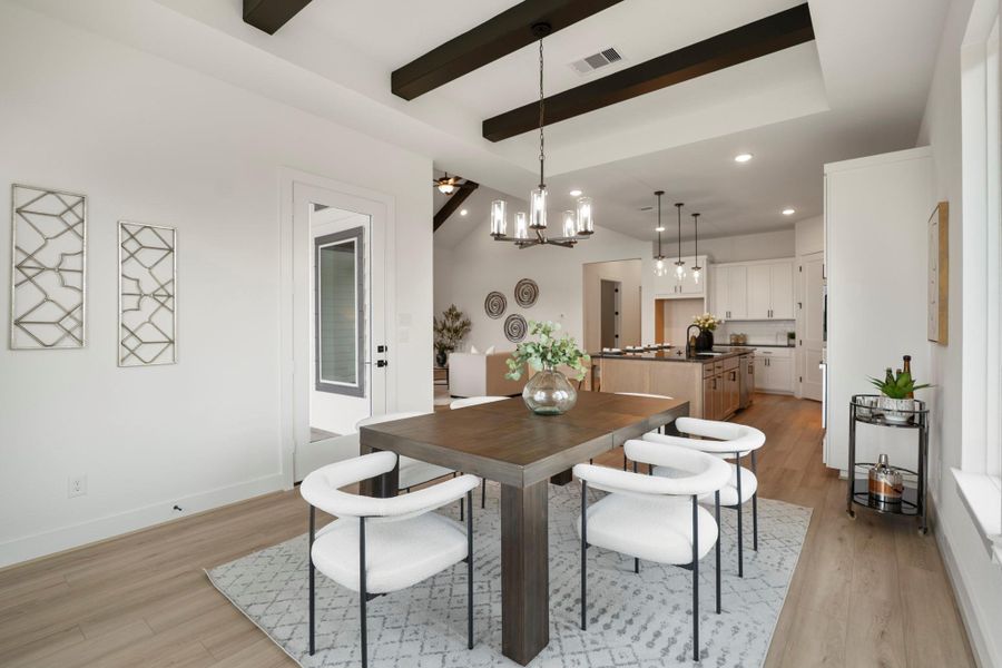 Furnished interior view inside a new home in Magnolia Bend, Rosharon (Image 17).
