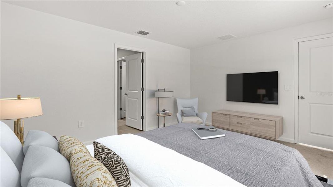 Furnished interior view inside a new home in , Eustis (Image 9).