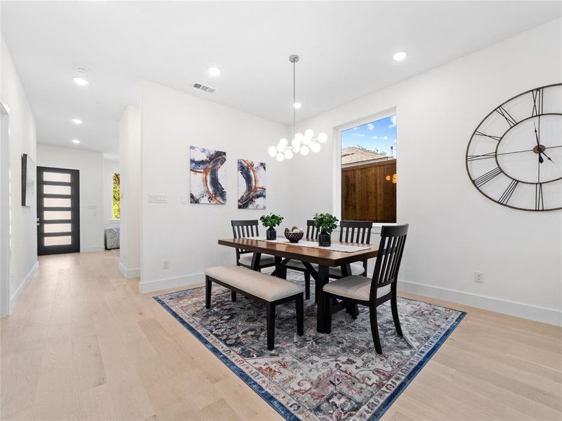 Furnished interior view inside a new home in , Dallas (Image 14).