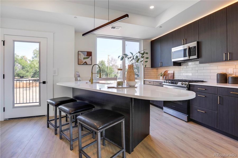 Furnished interior view inside a new home in , Arvada (Image 30).