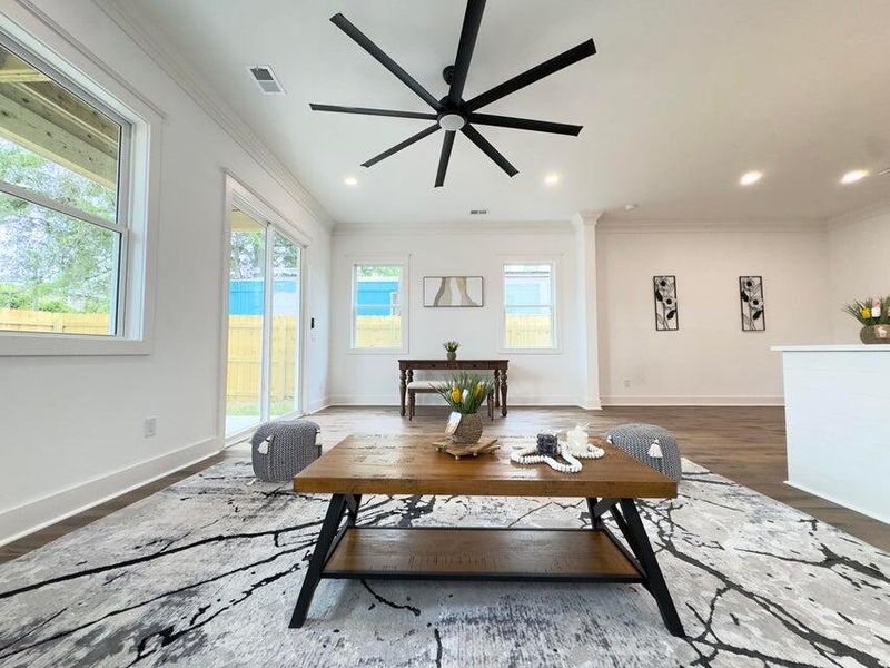 Furnished interior view inside a new home in , North Charleston (Image 5).