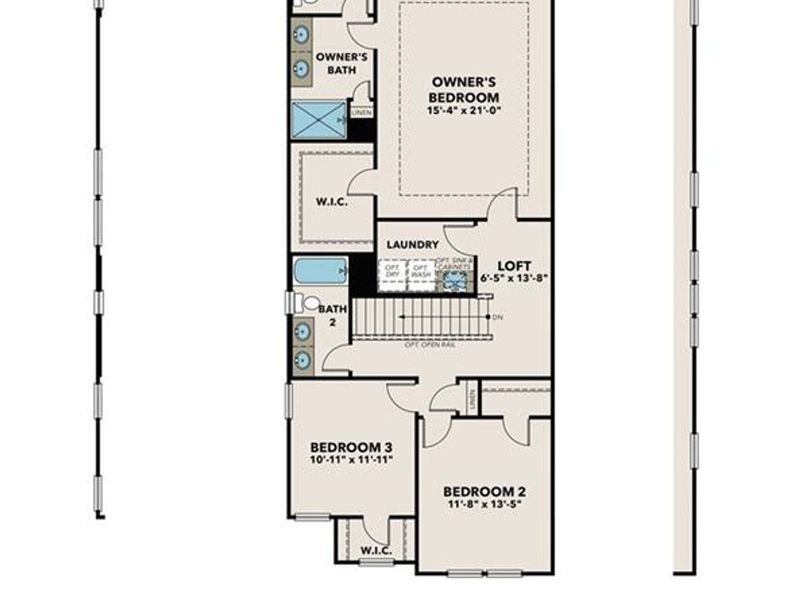 2D floor plan layout of this home in Lake Shore, Winder, GA (Image 4). 2D floor plan layout of this home in Lake Shore, Winder, GA (Image 4).