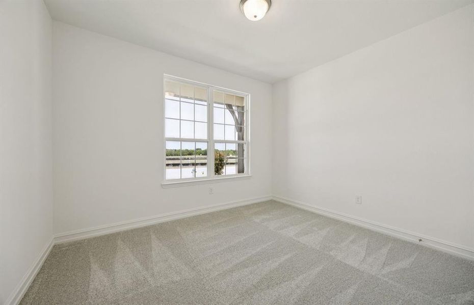 Secondary bedroom designed for comfort and convenience *Real home pictured Secondary bedroom designed for comfort and convenience *Real home pictured