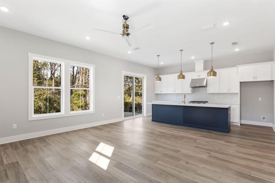 Representative unfurnished interior of a home built from the Pearl by Brock Built in Nautilus Pointe, Inlet Beach (Image 37).
