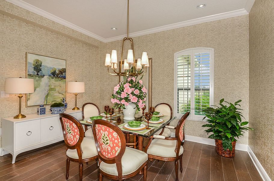 Furnished interior view inside a new home in Canoe Creek, Parrish (Image 12).