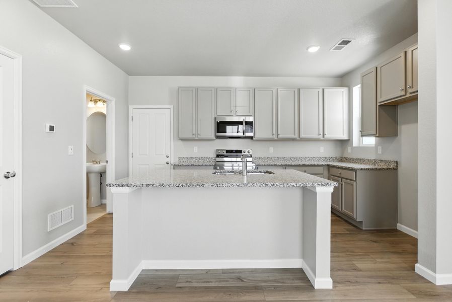 Furnished interior view inside a new home in Pintail Commons at Johnstown Village, Johnstown (Image 3).