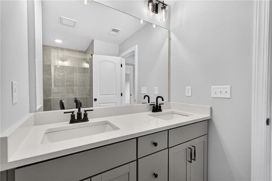 Furnished interior view inside a new home in Villas at Dawsonville, Dawsonville (Image 11).