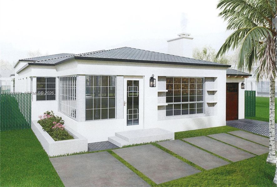 Exterior details and patio area of a home in , Miami (Image 9).