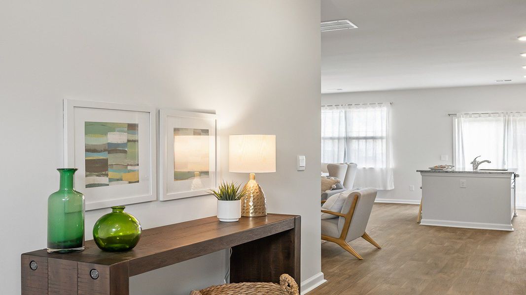 Furnished interior view inside a new home in Carolina Groves Townhomes, Moncks Corner (Image 7).