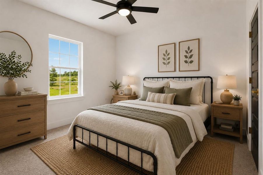 Furnished interior view inside a new home in , Godley (Image 19). Furnished interior view inside a new home in , Godley (Image 19).