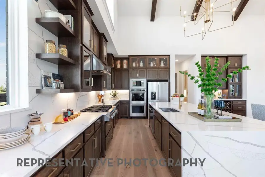 Furnished interior view inside a new home in Furst Ranch, Flower Mound (Image 6).