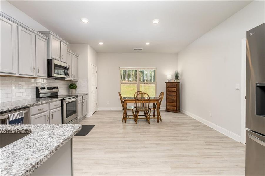 Furnished interior view inside a new home in , Maysville (Image 18).