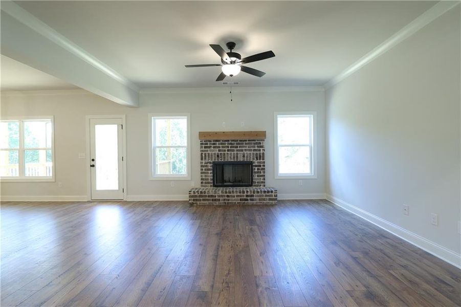 Spacious, unfurnished interior of a new home in Woodland Hills, Loganville (Image 18). Spacious, unfurnished interior of a new home in Woodland Hills, Loganville (Image 18).